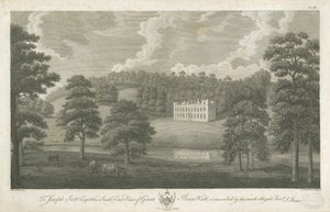 Great Barr Hall: kaiverrus, nd [1762-1802] tekijältä Stebbing Shaw