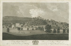 Himley Hall: kaiverrus, nd [1762-1798] tekijältä Stebbing Shaw