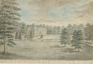 Lysways Hall: akvarellimaalaus, nd [1762-1802] tekijältä Stebbing Shaw