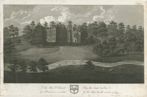 Prestwood Hall: kaiverrus, nd [1762-1802] tekijältä Stebbing Shaw
