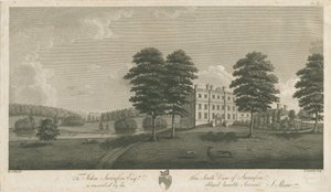 Swinfen Hall: kaiverrus, nd [1762-1798] (painettu) (painettu) tekijältä Stebbing Shaw
