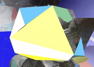 Abstrakti geometrinen maisema tekijältä Stefan Fransson