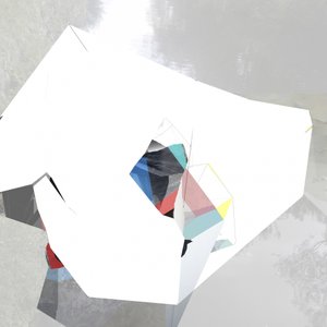 Värikäs geometrinen abstrakti tekijältä Stefan Fransson