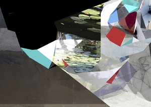 Heijastavat geometriset fragmentit
