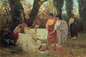 Roomalainen runoilija Catullus lukee runoaan