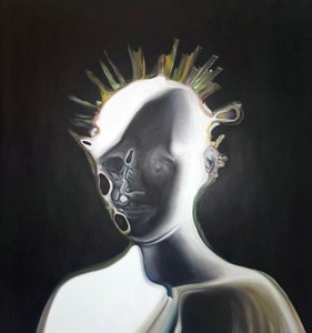 Surrealistinen abstrakti muotokuva tekijältä Stefano Mazzolini