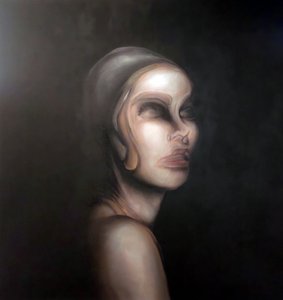 Surrealistinen naisen muotokuva tekijältä Stefano Mazzolini