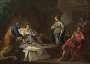 Antiokhos Stratonicen kaipuu, n. 1740 (öljy kankaalle)
