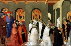Pyhän Sakramentin ihme, Pyhän Eukaristian alttarin predella, 1423 (tempera paneelissa)