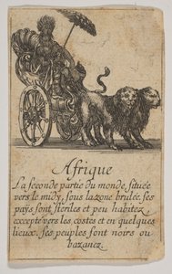 Afrikka, 1644. tekijältä Stefano della Bella