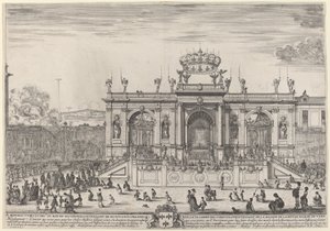 Corpus Christi -päivän alttari, luultavasti 1648. tekijältä Stefano della Bella