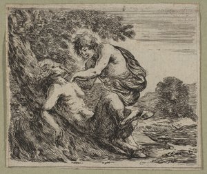 Apollon ja Marsyas, 1644 tekijältä Stefano della Bella