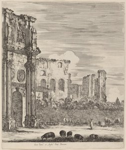 Konstantinuksen kaari, 1656. tekijältä Stefano della Bella