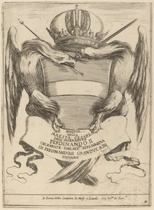 Aseet ja omistautuminen suurherttua Ferdinand II:lle. tekijältä Stefano della Bella