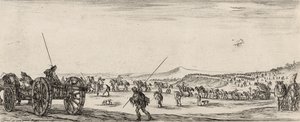 Muut Conduite de Cannons, (etsaus paperille) tekijältä Stefano della Bella