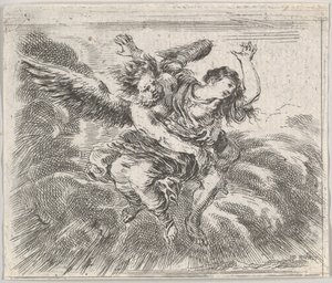 Boreas ja Orithyia, Game of Mythology Jeu de la Mythologie, 1644. tekijältä Stefano della Bella