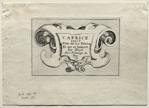 Caprices: Otsikkosivu tekijältä Stefano della Bella