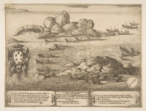 Kahden keittiön vangitseminen Bysertassa, 1628. tekijältä Stefano della Bella