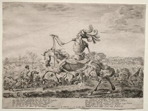 Kuolema taistelukentällä, 1646-1647. tekijältä Stefano della Bella