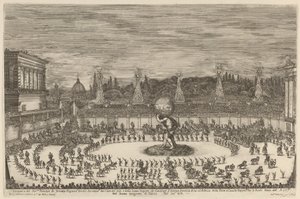 Toscanan prinssin sisäänkäynti, 1661. tekijältä Stefano della Bella