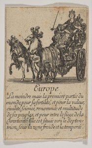 Eurooppa, 1644. tekijältä Stefano della Bella