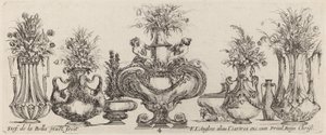 Upeita maljakoita, luultavasti vuodelta 1646. tekijältä Stefano della Bella