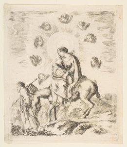Lento Egyptiin, n. 1641. tekijältä Stefano della Bella