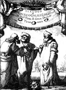 Galileos Dialogue of the Maximum Systems -elokuva, 1632 tekijältä Stefano della Bella