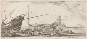 Harbour View, 1644. tekijältä Stefano della Bella