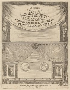 The Wedding of the Gods: Frontispiece tekijältä Stefano della Bella