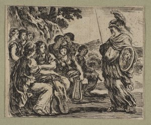 Yhdeksän muusaa, 1644. tekijältä Stefano della Bella