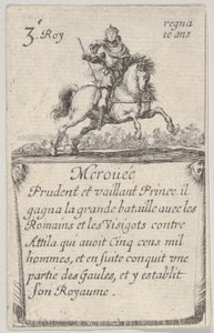 Meroüée Prudent et vaillant..., Game of the Kings of France Jeu des Rois de Fran..., 1644. tekijältä Stefano della Bella