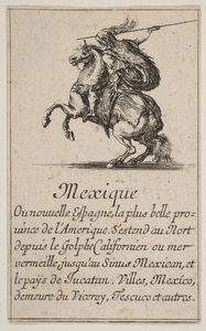Meksiko, Game of Geography -pelistä Game of Geography, 1644. tekijältä Stefano della Bella
