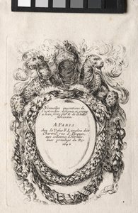 Uusi malli Cartouchelle, 1647. tekijältä Stefano della Bella
