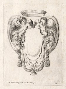Uusi malli Cartouchelle, 1647. tekijältä Stefano della Bella
