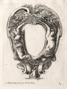 Uusi malli Cartouchelle, 1647. tekijältä Stefano della Bella