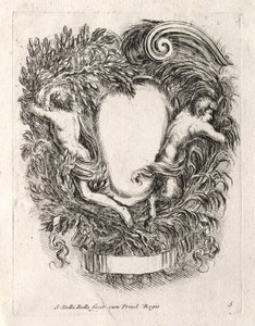 Uusi malli Cartouchelle, 1647. tekijältä Stefano della Bella