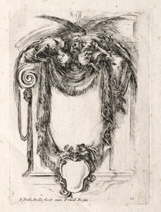 Uusi malli Cartouchelle, 1647. tekijältä Stefano della Bella