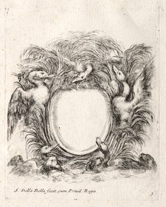 Uusi malli Cartouchelle, 1647. tekijältä Stefano della Bella