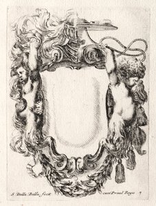 Uusi malli Cartouchelle, 1647. tekijältä Stefano della Bella