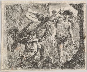 Orpheus ja Eurydice, Game of Mythology Jeu de la Mythologie, 1644. tekijältä Stefano della Bella