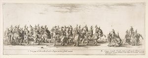 Osa Puolan lähetystön I ja K sisäänkäyntiä, 1633. tekijältä Stefano della Bella