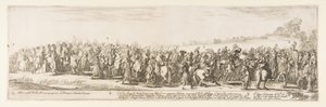 Osa Puolan lähetystön sisäänkäyntiä Q.X.Y., 1633. tekijältä Stefano della Bella