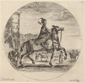 Puolan Cavalier. tekijältä Stefano della Bella