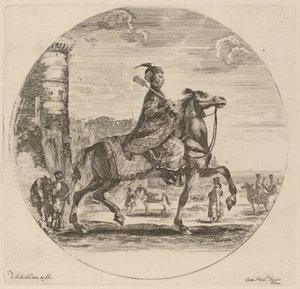 Puolan Cavalier. tekijältä Stefano della Bella