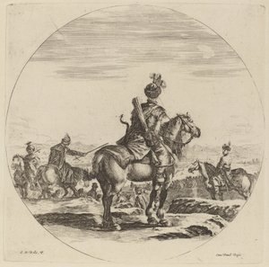 Puolan Cavalier. tekijältä Stefano della Bella