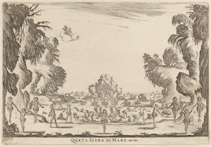 Neljäs merimaisema, 1637. tekijältä Stefano della Bella