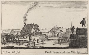 Sotilas soittaa rumpua, c. 1641. tekijältä Stefano della Bella