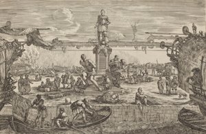 Ferdinand I:n patsas, luultavasti n. 16541655. tekijältä Stefano della Bella