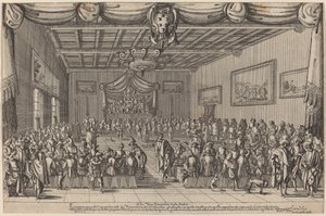 Piacevolin juhlat 1627. tekijältä Stefano della Bella
